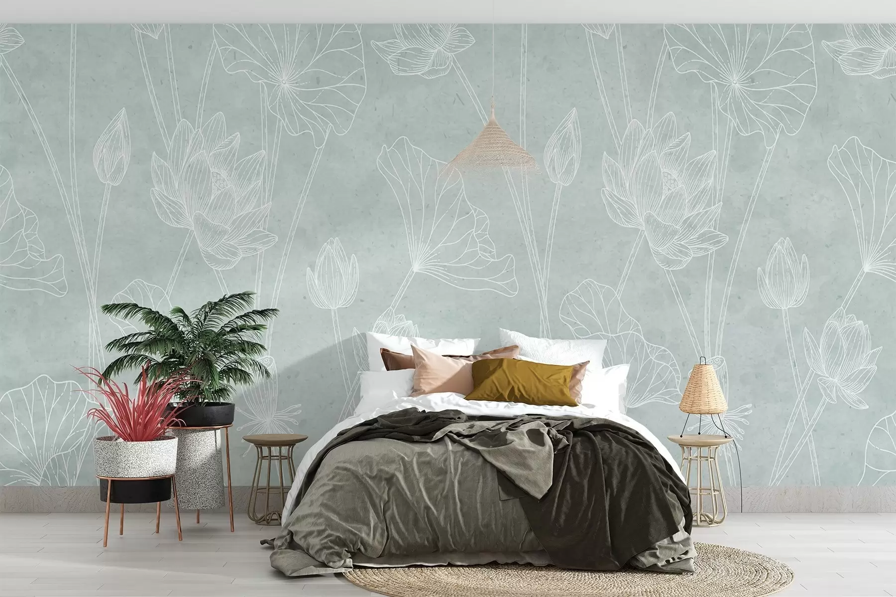 murais de parede Lótus w02212v2