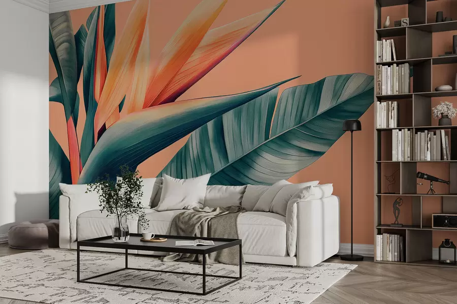 murais de parede Grande strelitzia w08454