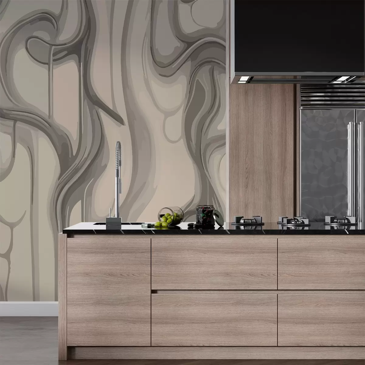 murais de parede Linhas abstratas w02421