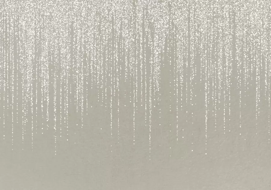 murais de parede Uma elegante estampa vertical de guirlandas pontilhadas em um fundo bege texturizado, criando uma sensação de profundidade e movimento w08470