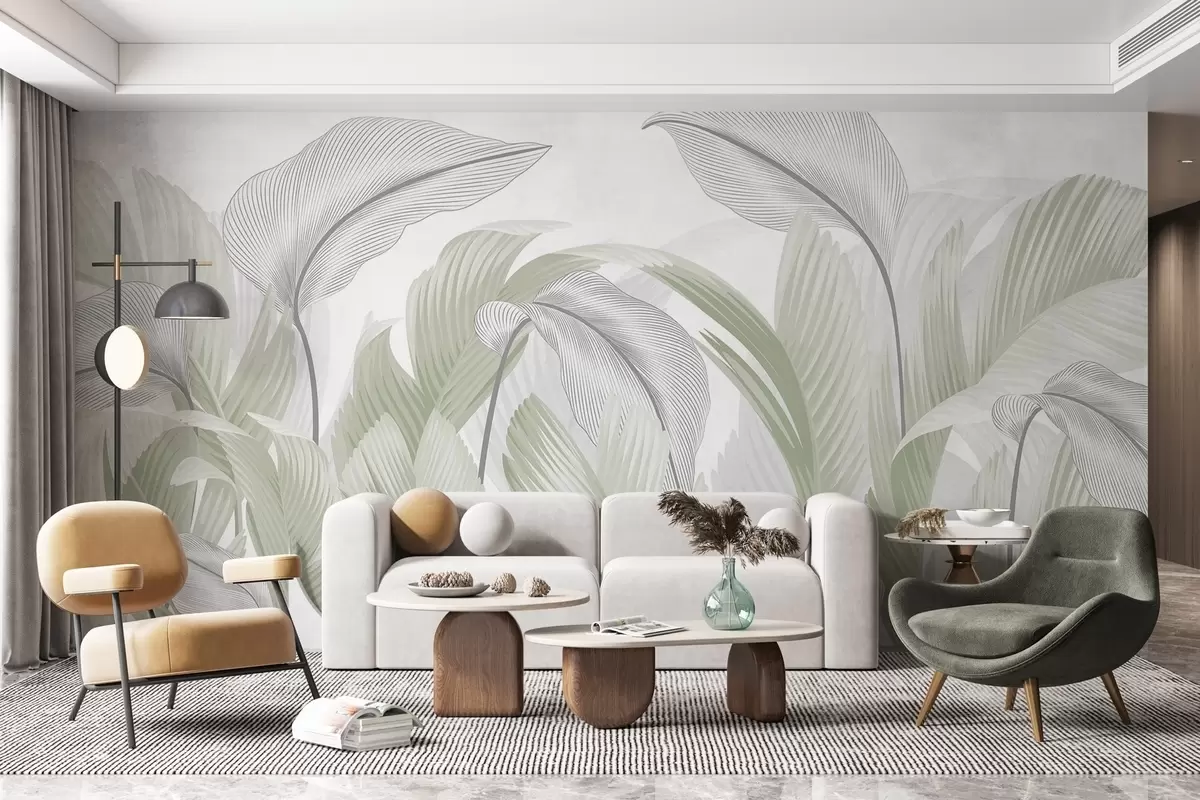 murais de parede Folhagem exuberante w02508v3