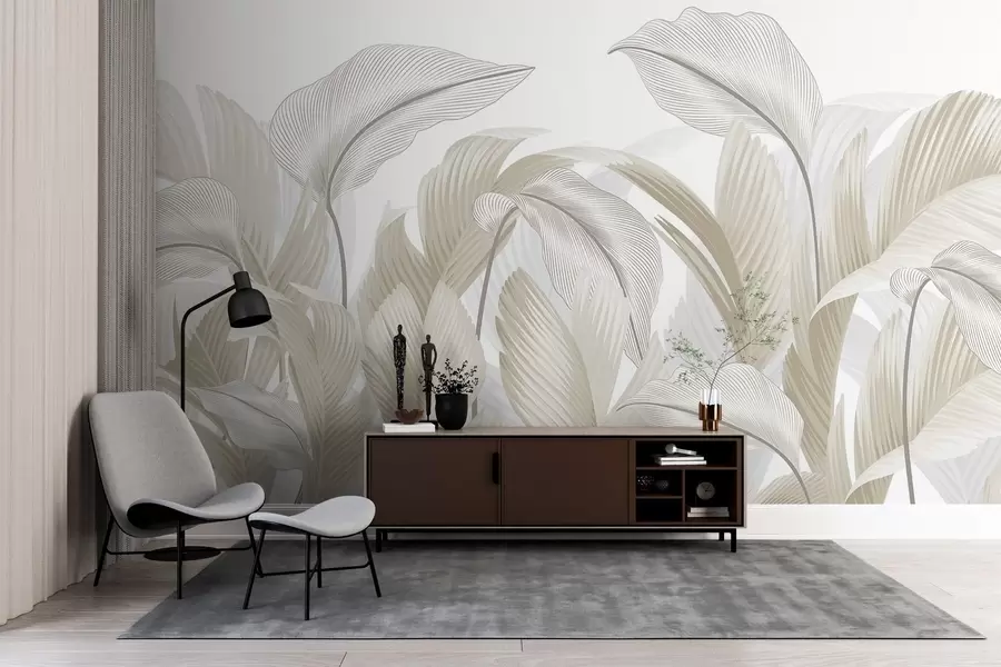murais de parede Folhagem exuberante w02508v4