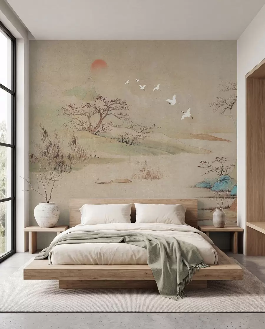 murais de parede paisagem em estilo chinês u42038