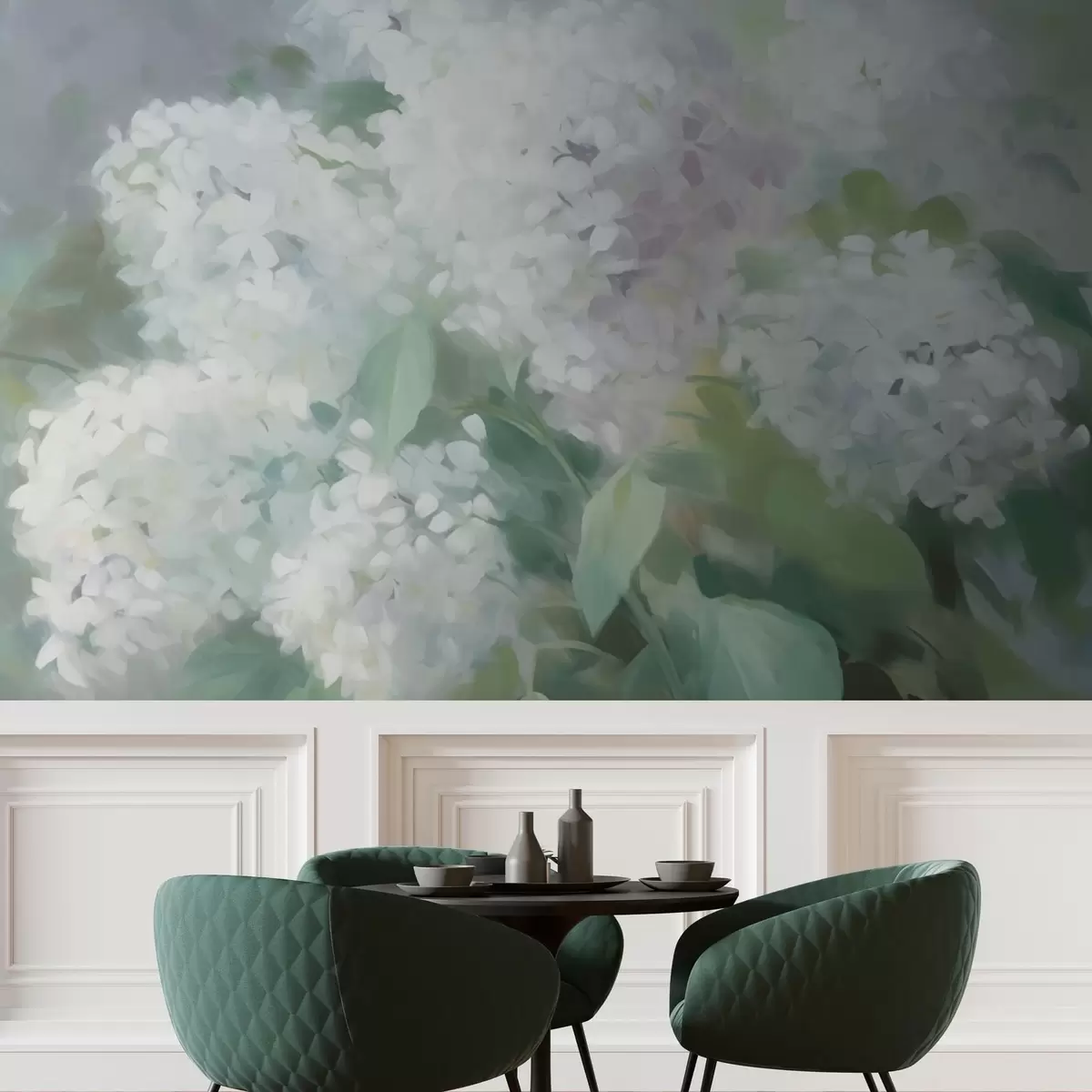 murais de parede Flores lilases w08540v1