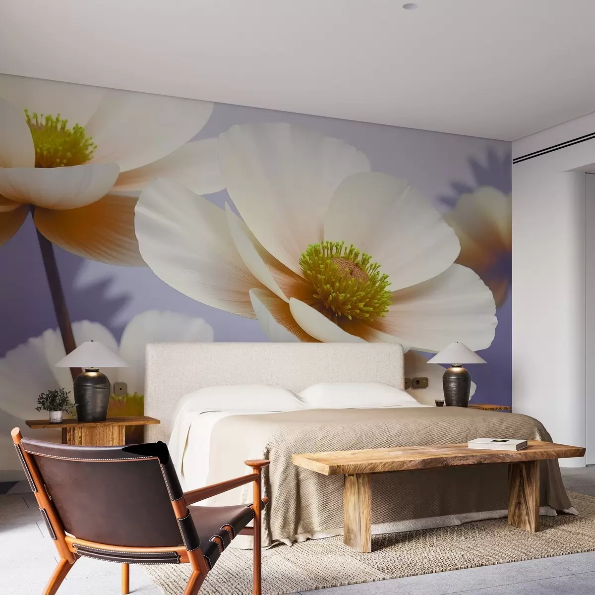 murais de parede Flores coloridas w02612v1