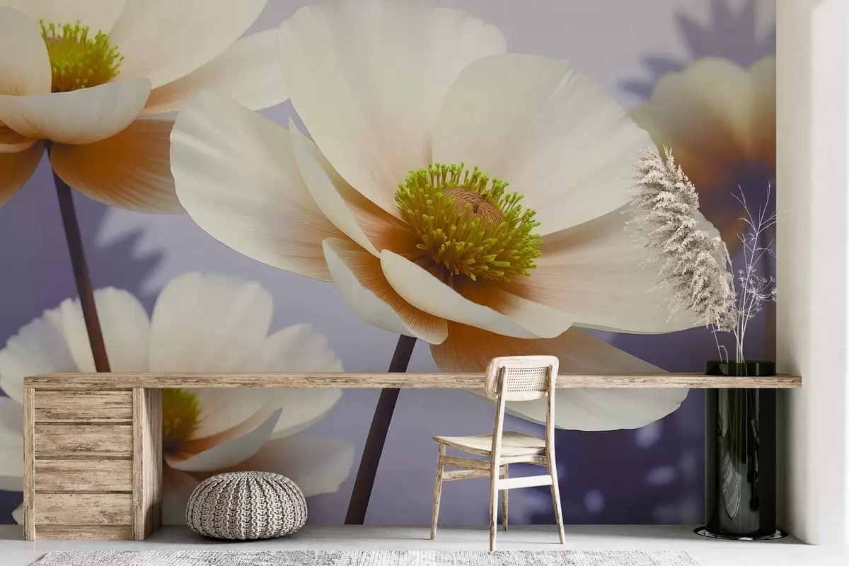 murais de parede Flores coloridas w02612v1