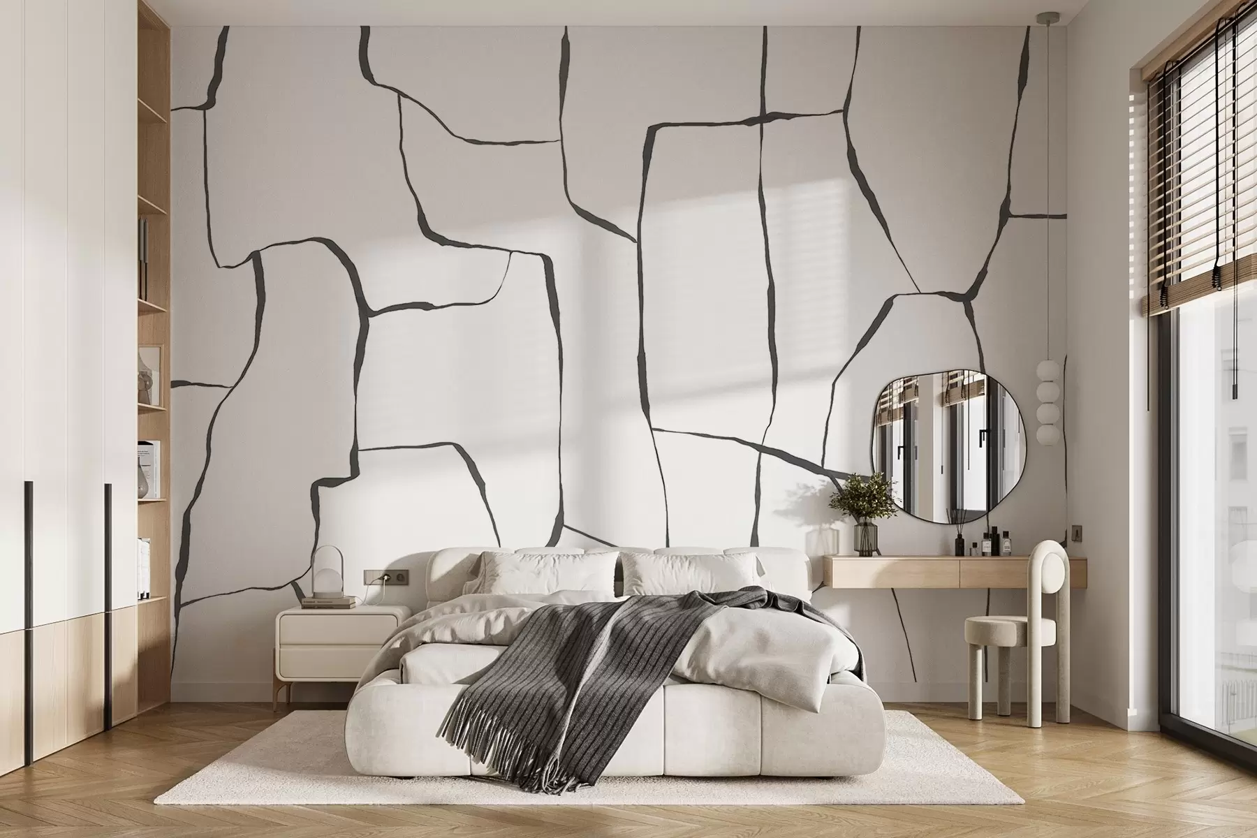 murais de parede Linhas abstratas w08574v1