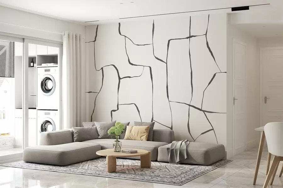 murais de parede Linhas abstratas w08574v1
