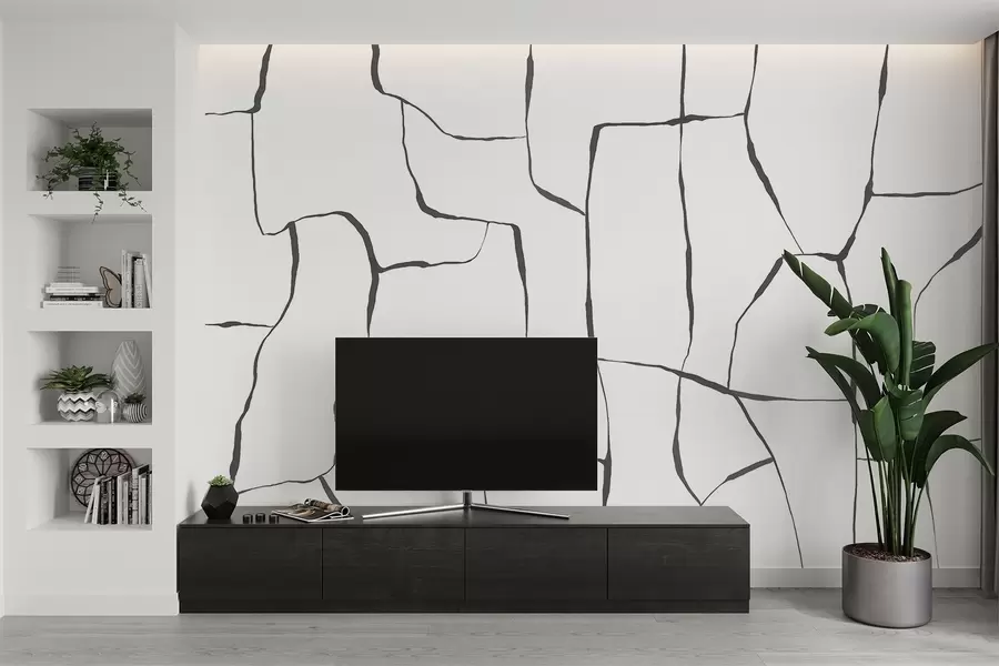 murais de parede Linhas abstratas w08574v1