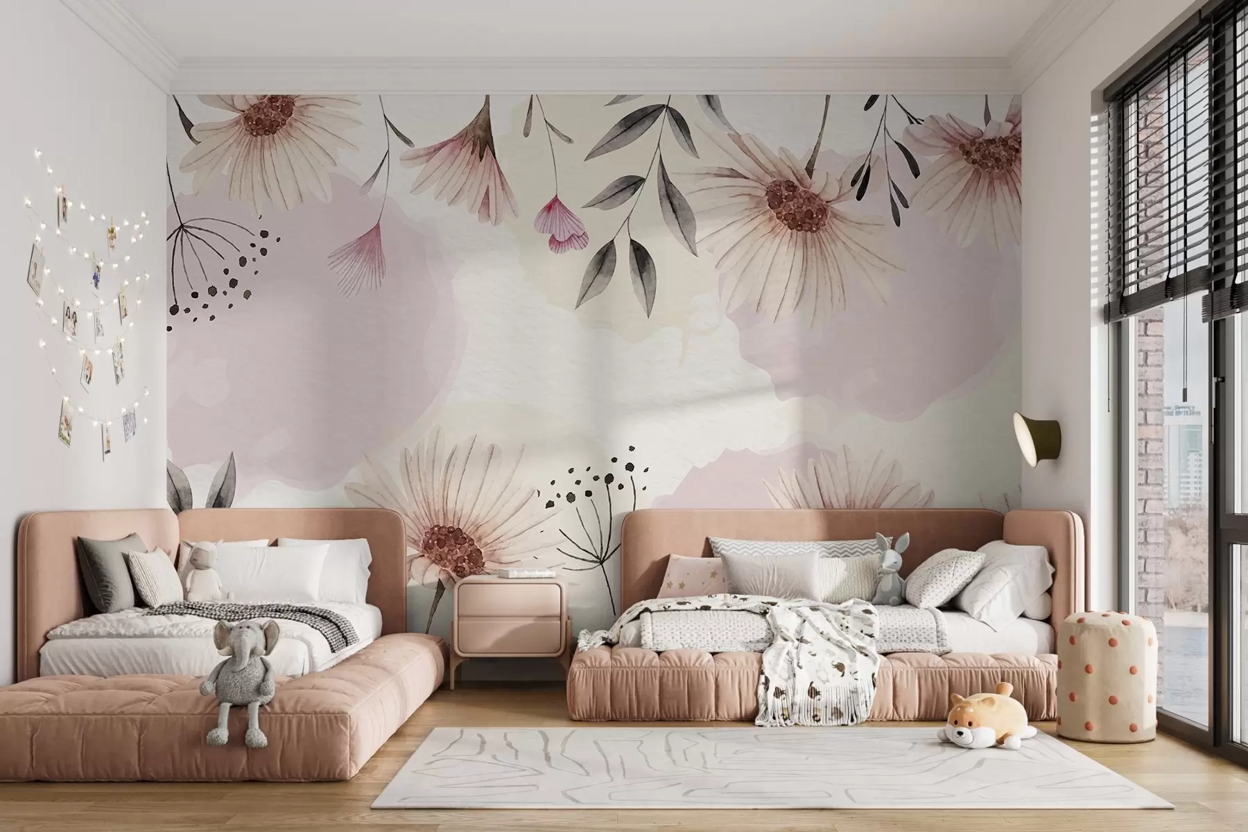 murais de parede Poesia de flores w02650