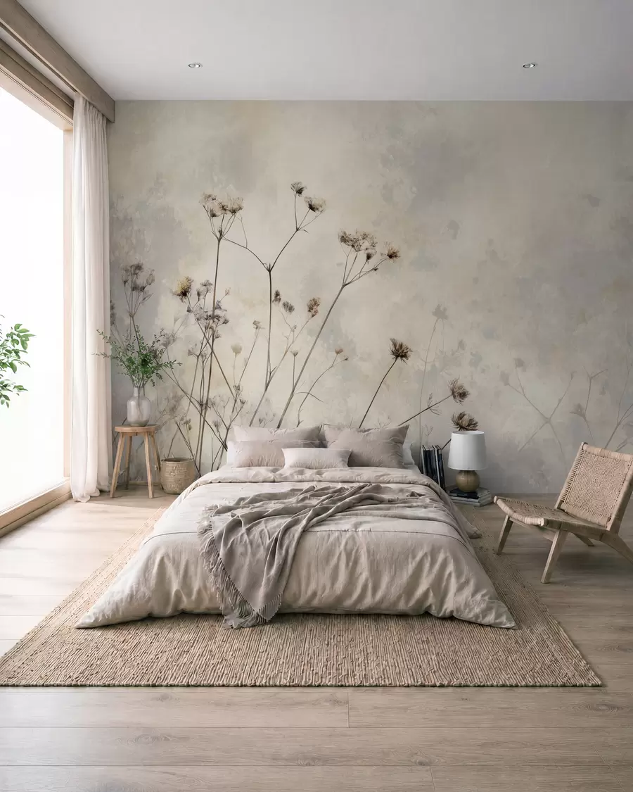 murais de parede Herbário cor de areia w02684