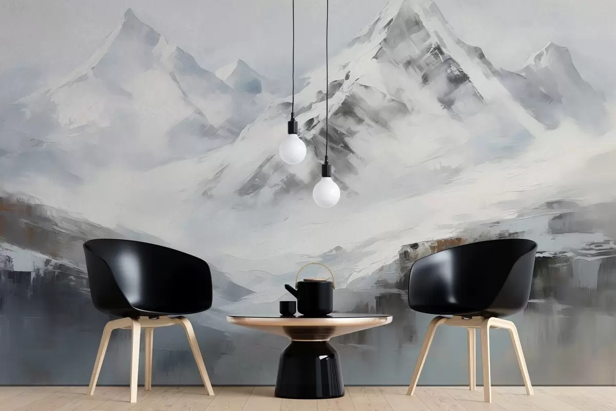 murais de parede Montanhas estilizadas w02681