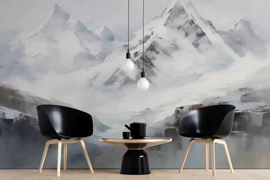 murais de parede Montanhas estilizadas w02681