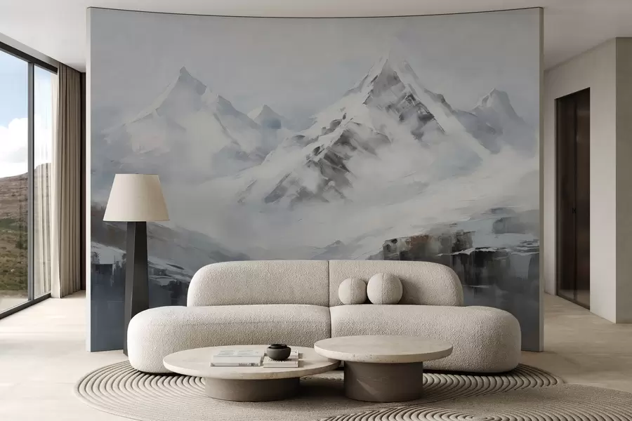 murais de parede Montanhas estilizadas w02681