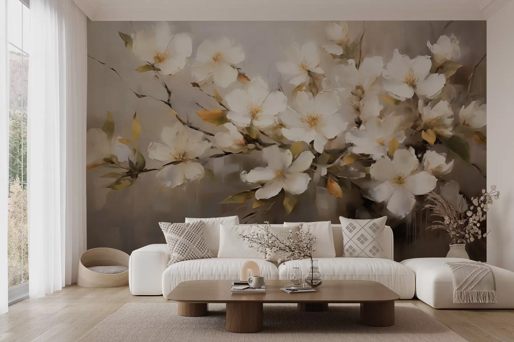 murais de parede Ramo florido w08592