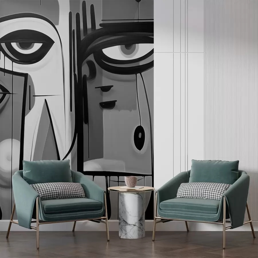 murais de parede Retrato abstrato w02698v1