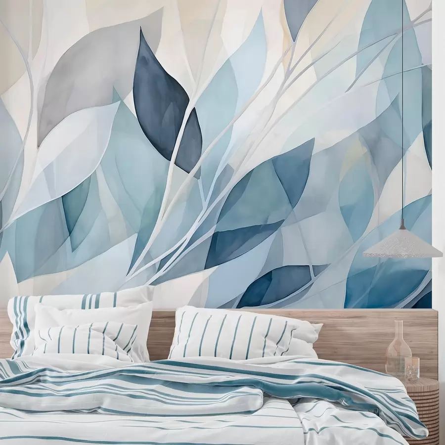 murais de parede Folhas abstratas w02701