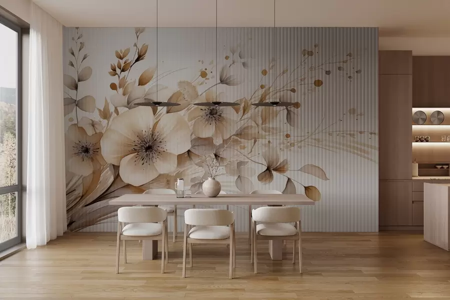 murais de parede Buquê de aquarela w02850