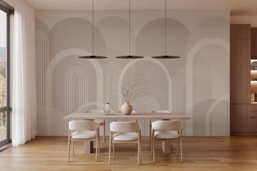 murais de parede Arcos geométricos boho w02935v1