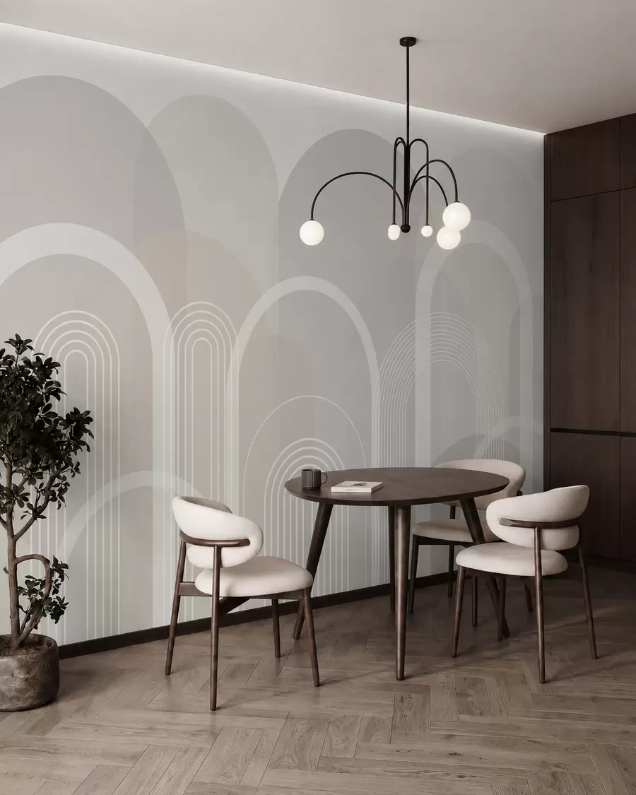 murais de parede Arcos geométricos boho w02935v1