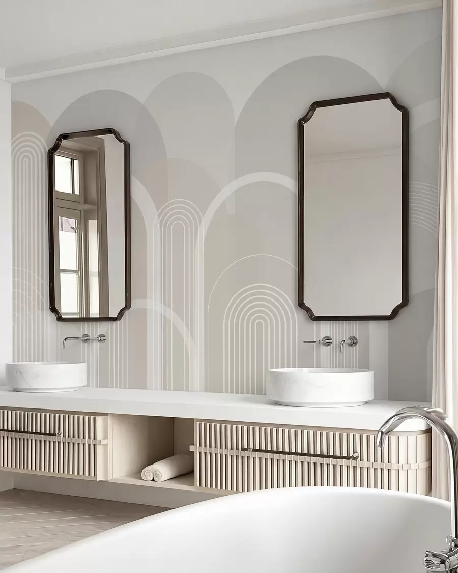 murais de parede Arcos geométricos boho w02935v1