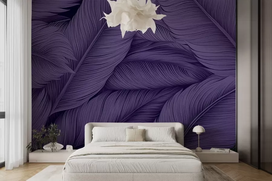 murais de parede Penas grandes pintadas w02973v3