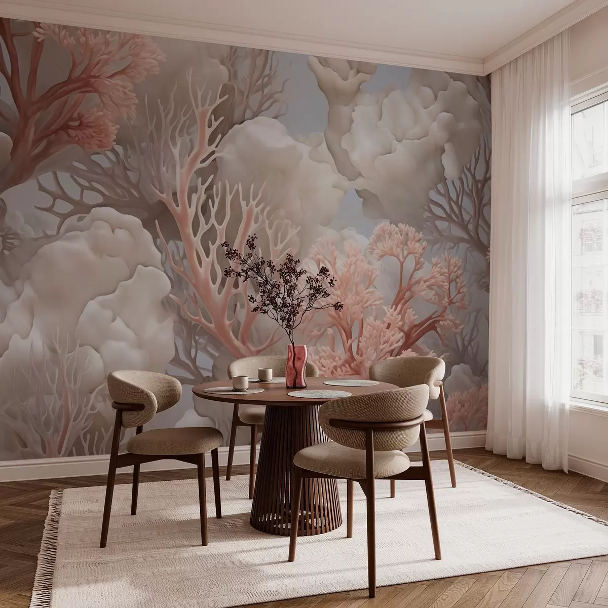 murais de parede Algas e corais w03032