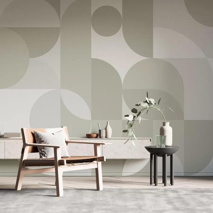 murais de parede Tendência de geometria elegante w03058v2