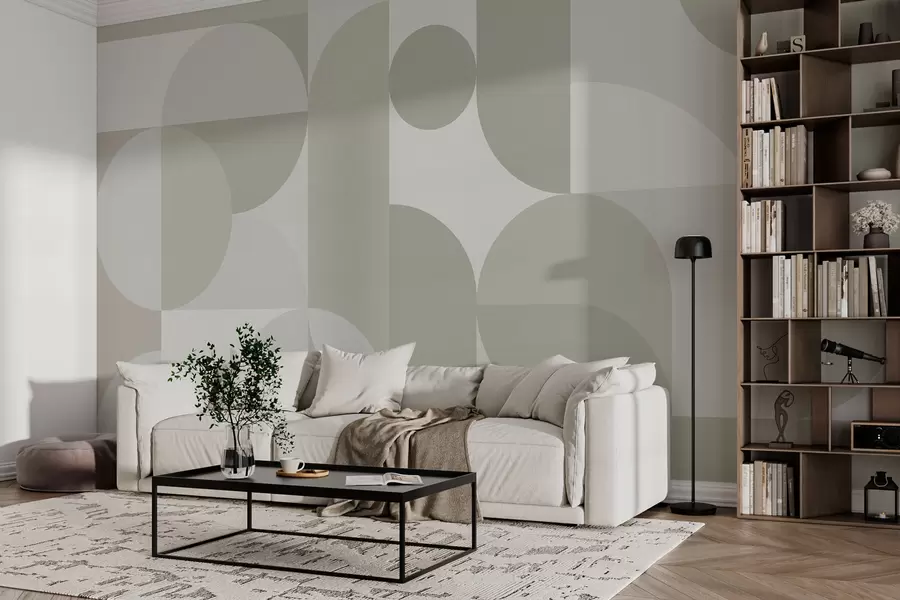 murais de parede Tendência de geometria elegante w03058v2