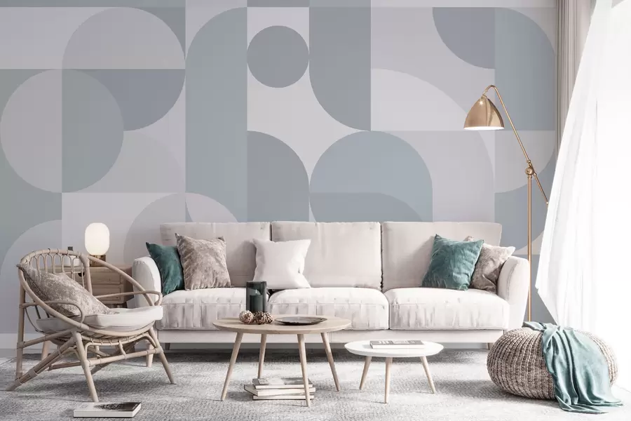 murais de parede Tendência de geometria elegante w03058v3