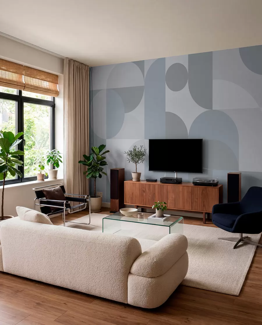 murais de parede Tendência de geometria elegante w03058v3