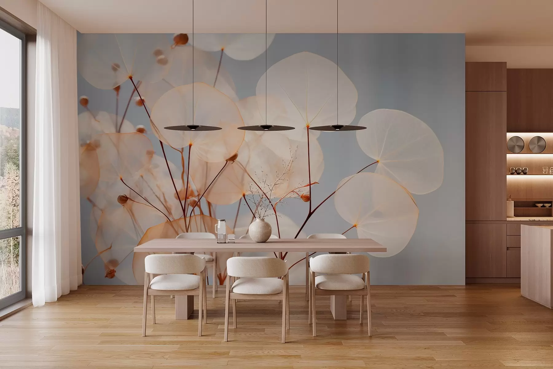 murais de parede Folhas decorativas w03068