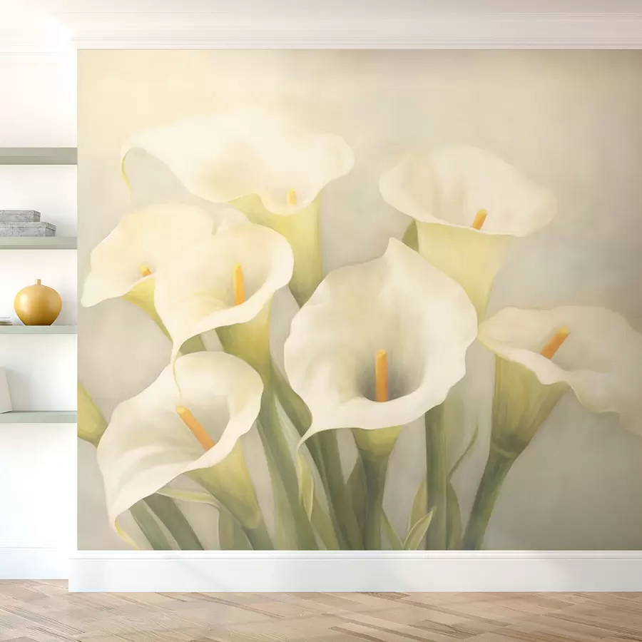 murais de parede Flores de Calla w03216