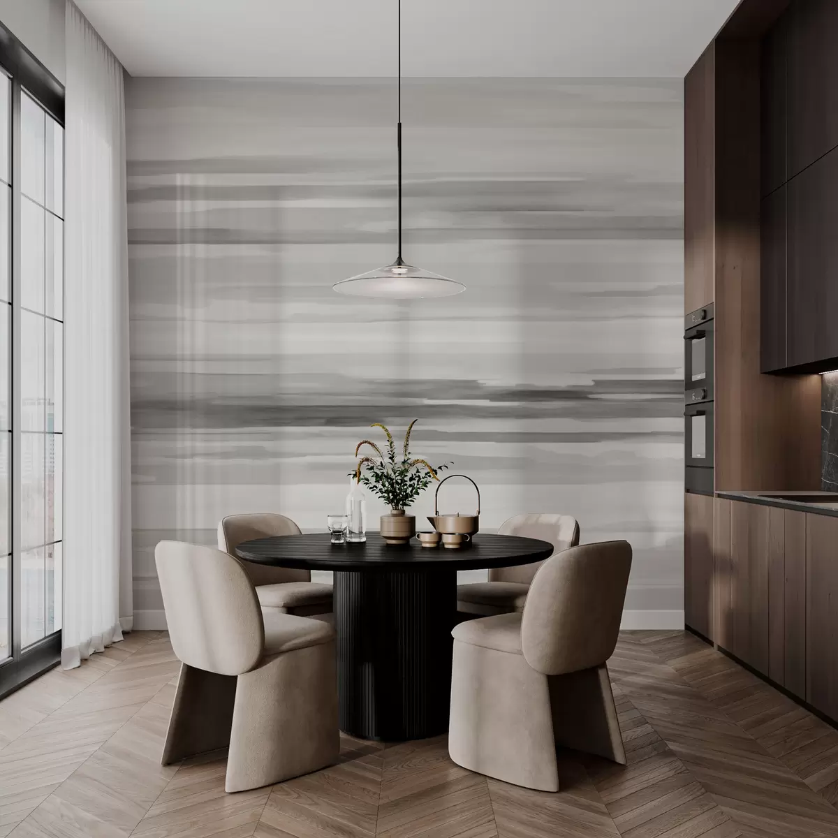 murais de parede Tendência abstrata w03305v1