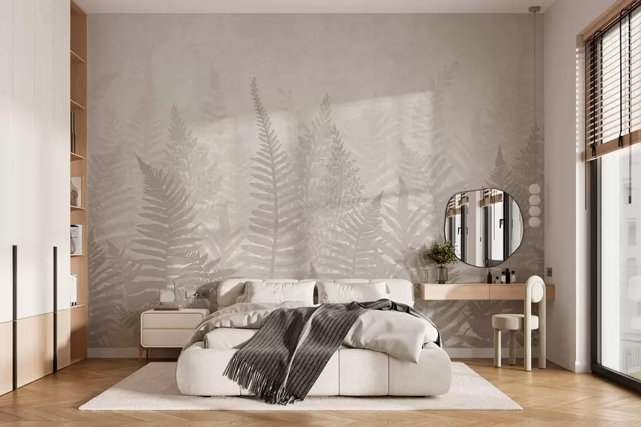 murais de parede Tendência da planta samambaia w03402v1