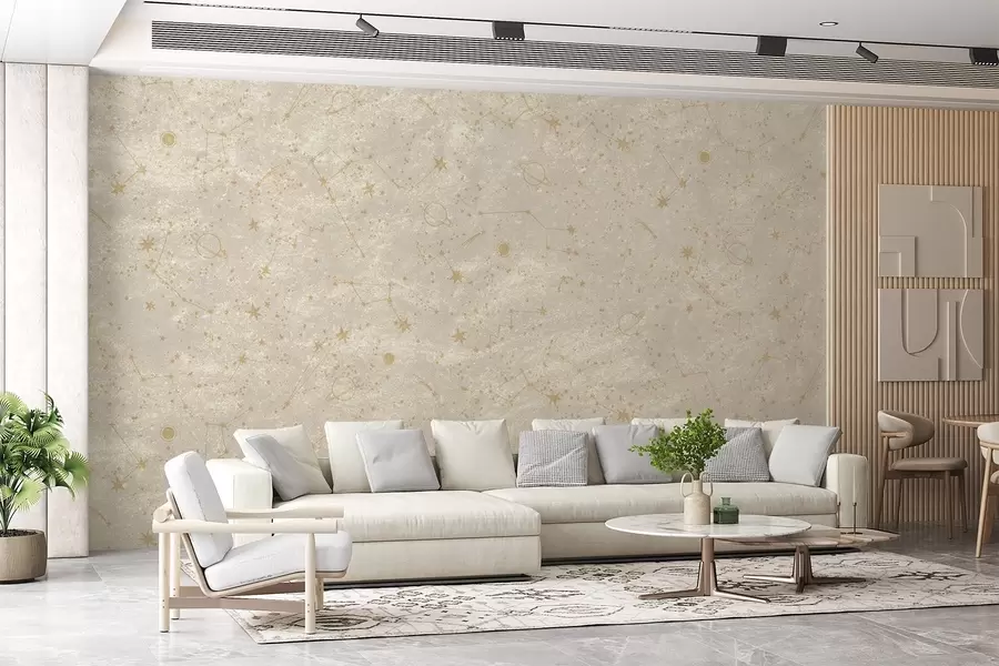 murais de parede Estrelas, planetas e constelações suaves w08931