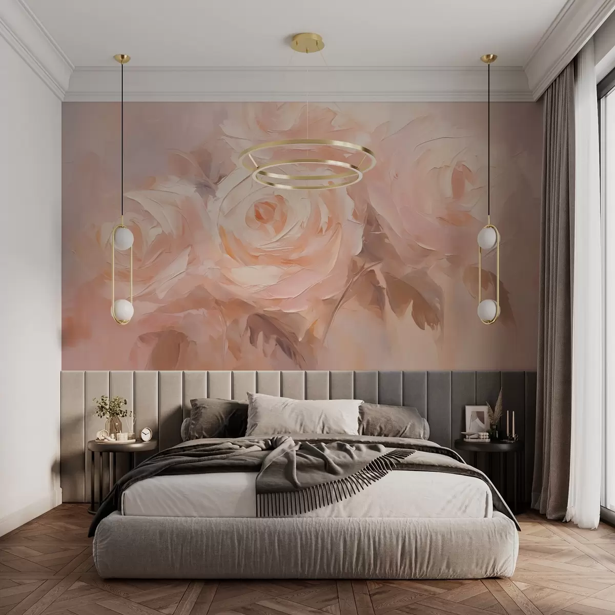murais de parede Pinturas de imitação de rosas w03414