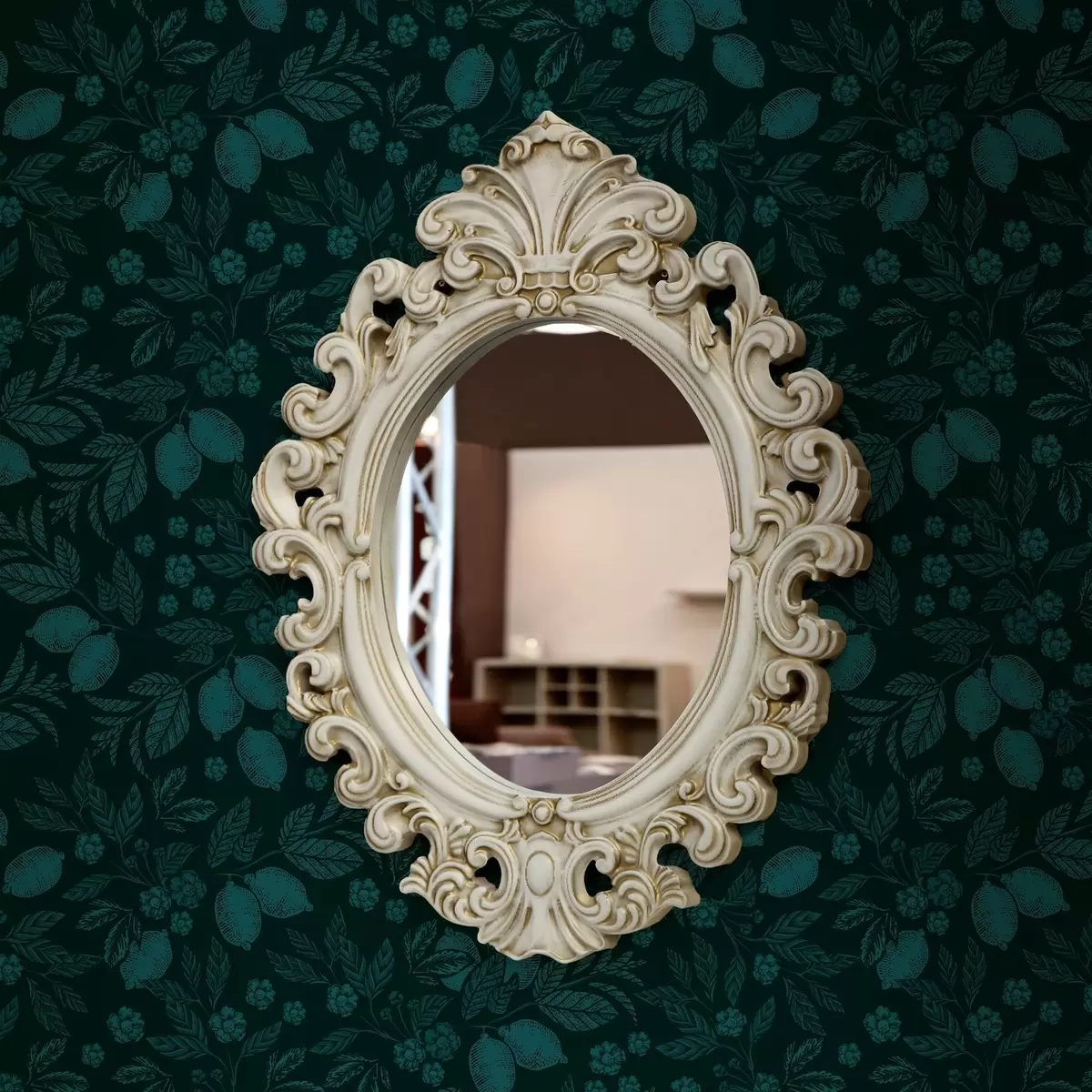 Papel de parede Folhas densas verde-azuladas a00019