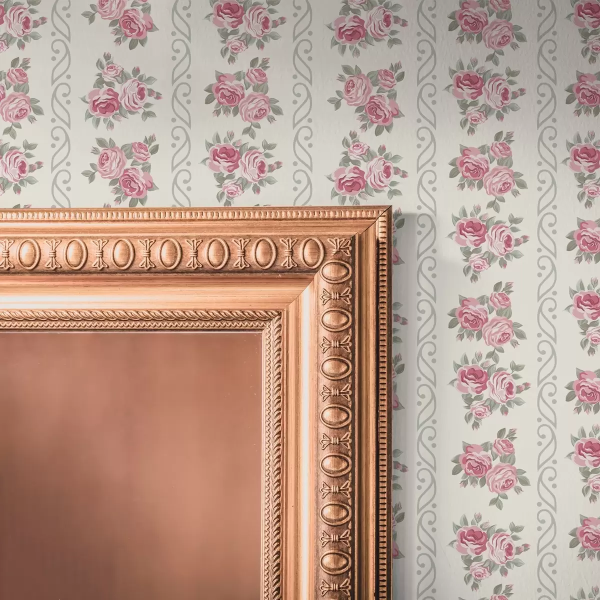 Papel de parede Listras verticais de rosas a00028