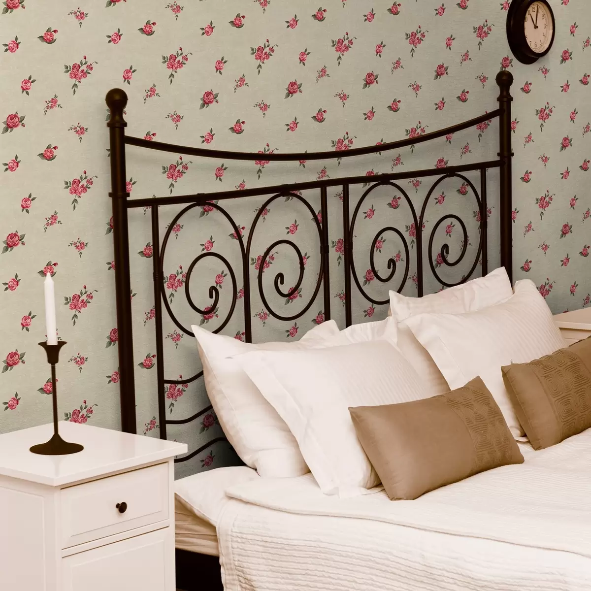 Papel de parede Rosas em um fundo claro a00039