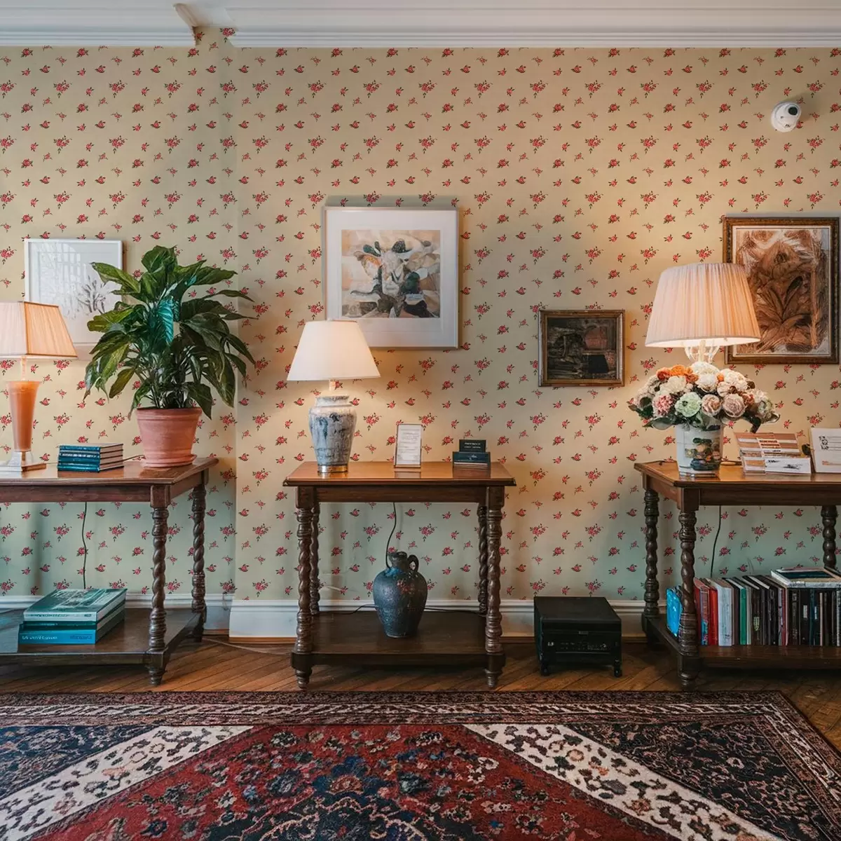 Papel de parede Rosas em um fundo claro a00039