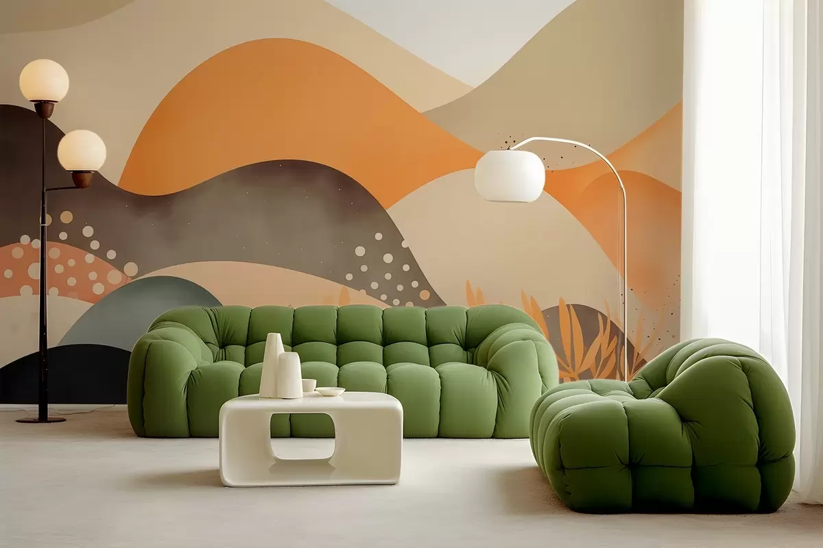 murais de parede Paisagem abstrata w03425