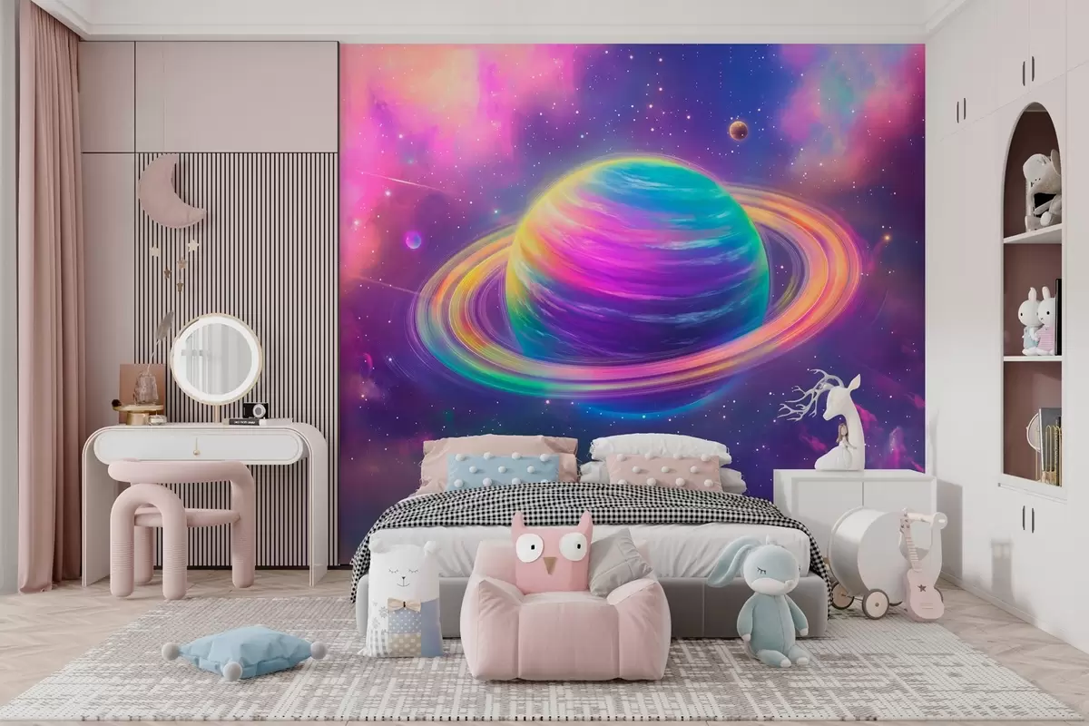 murais de parede Um planeta de conto de fadas w03397