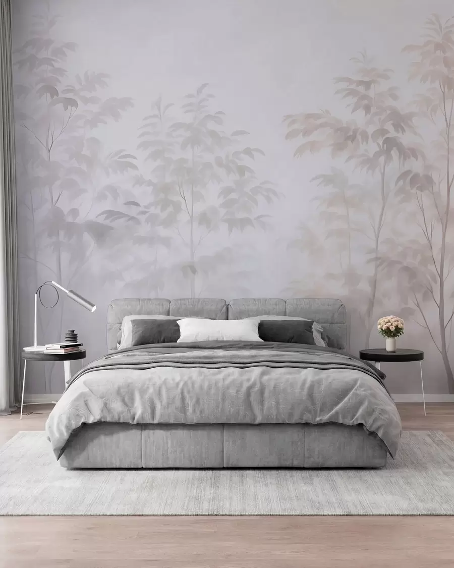 murais de parede Imitação de árvores em aquarela  w03474v1