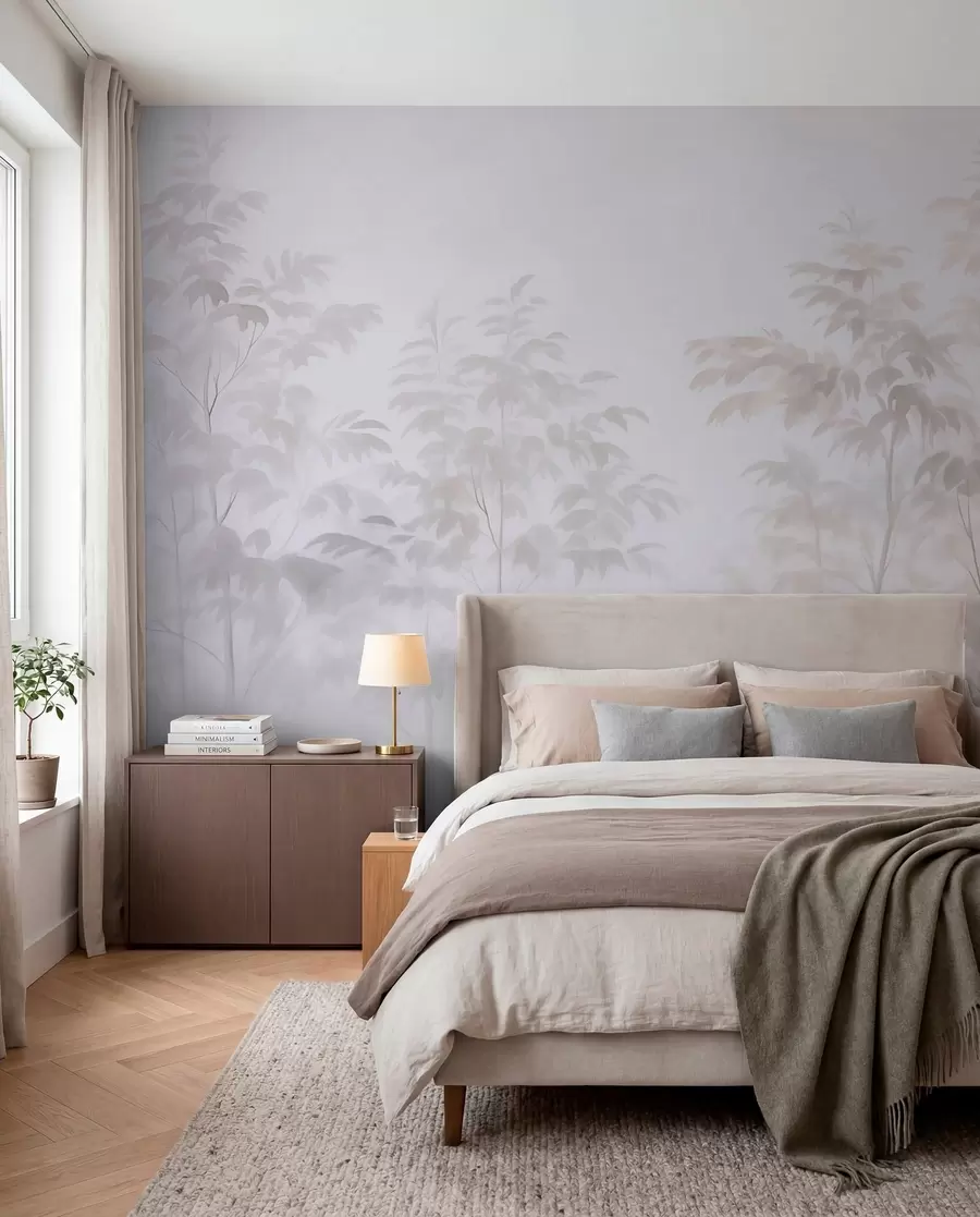murais de parede Imitação de árvores em aquarela  w03474v1