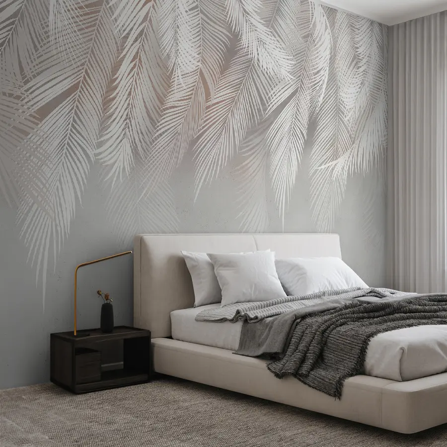 murais de parede folhas penduradas u53114