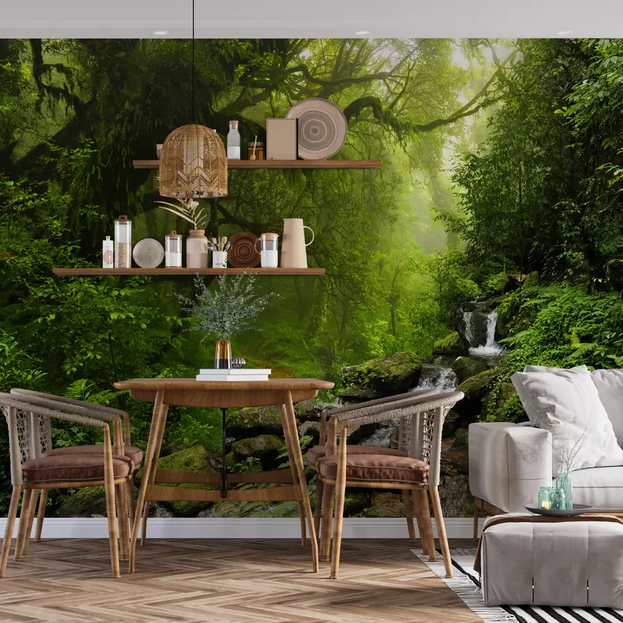 murais de parede Planta, água e ambiente natural u53758