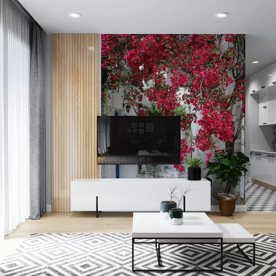 murais de parede Flor, dia e pétala u60583