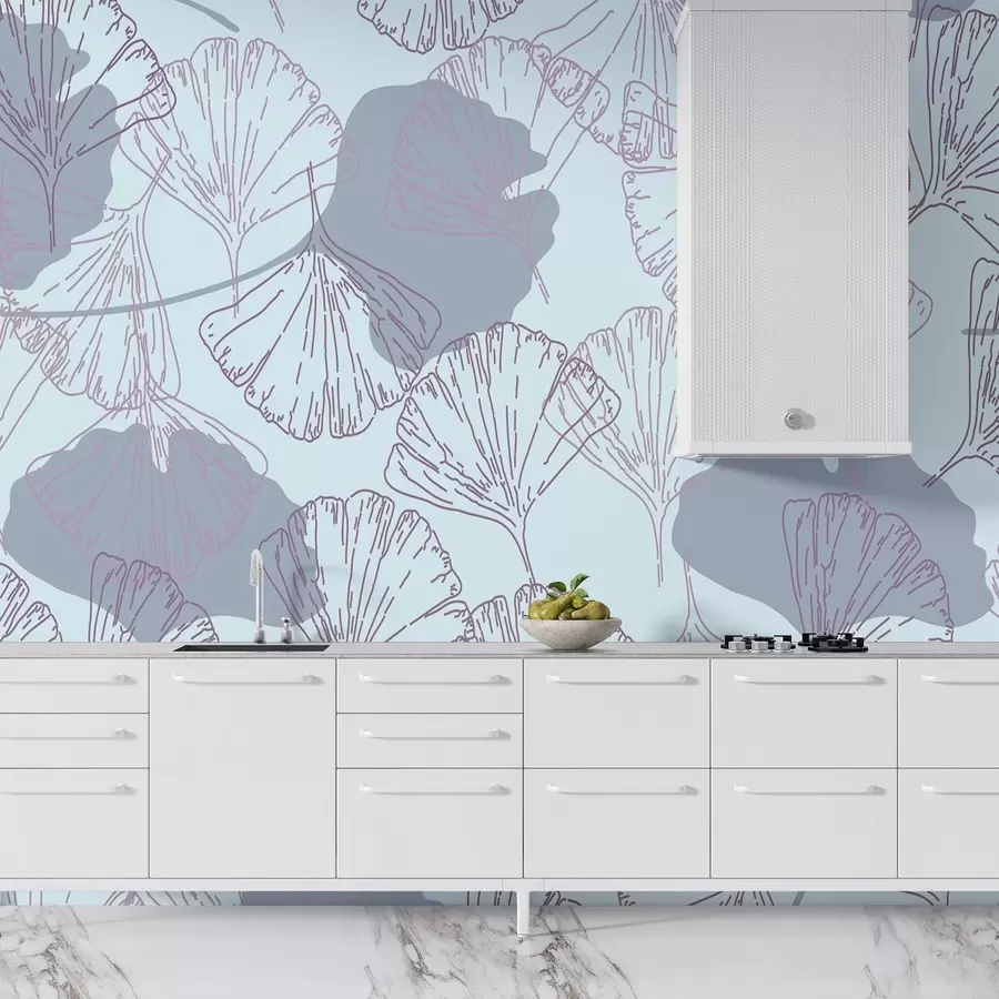 murais de parede Padrão botânico w03500v1