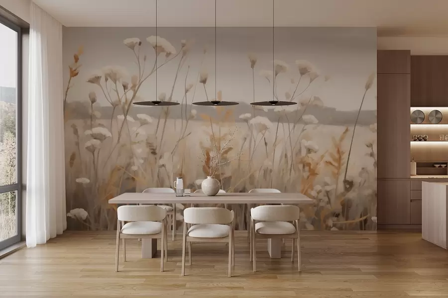 murais de parede Flores silvestres no campo w03574